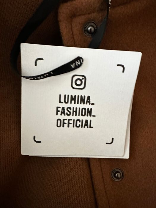Karmelowa kurtka bomber z Luminy rozmiar M/L