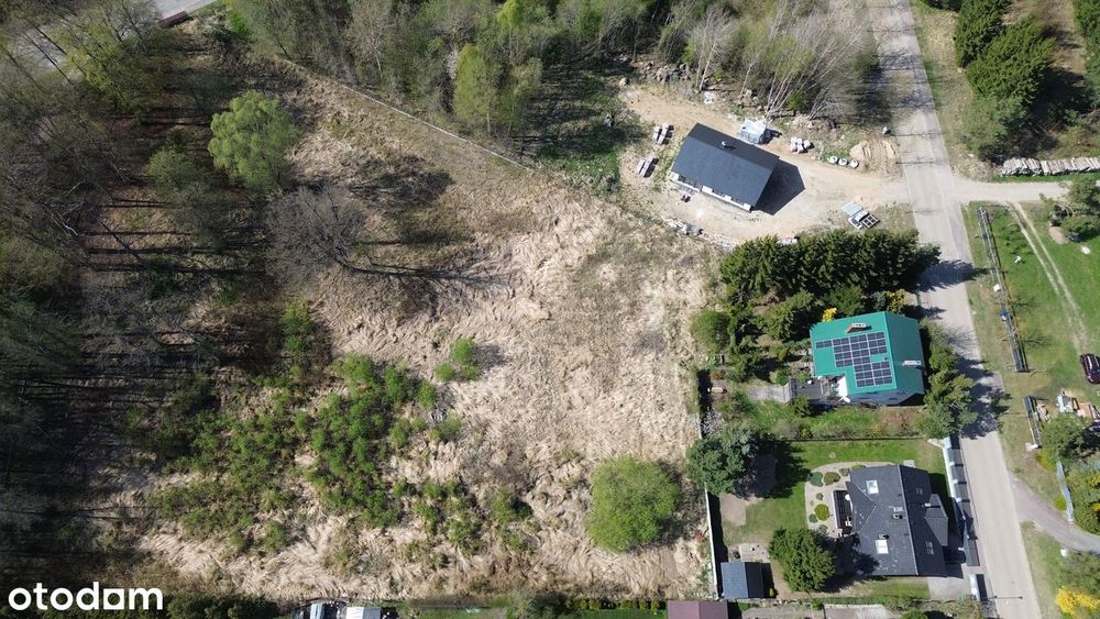 Działka 8775 m² przy Okrzei/Jeziornej – las, jezioro_MPZP_pełne MNU.