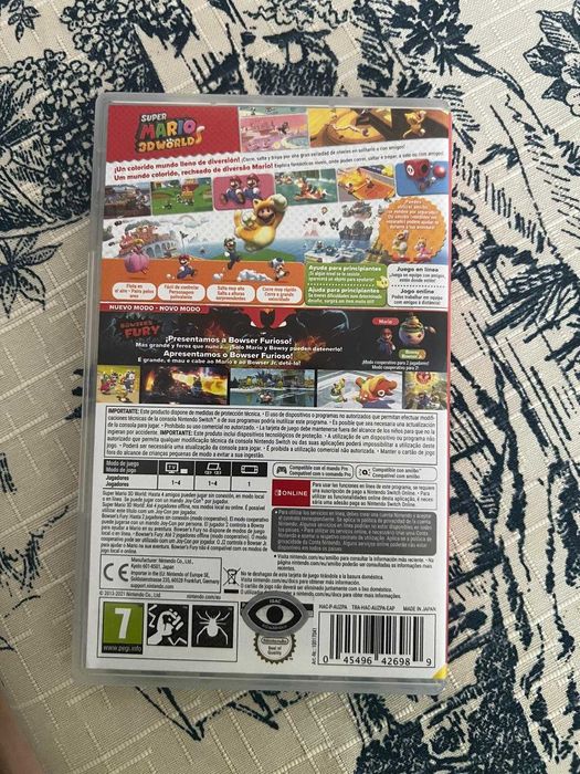 Nintendo Switch – Pokopia + Super Mario 3D World + Bowser's Fury (Jogos Físicos)