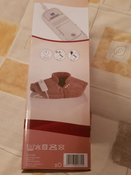 Capa cervical medicinal aquecida -NOVA-