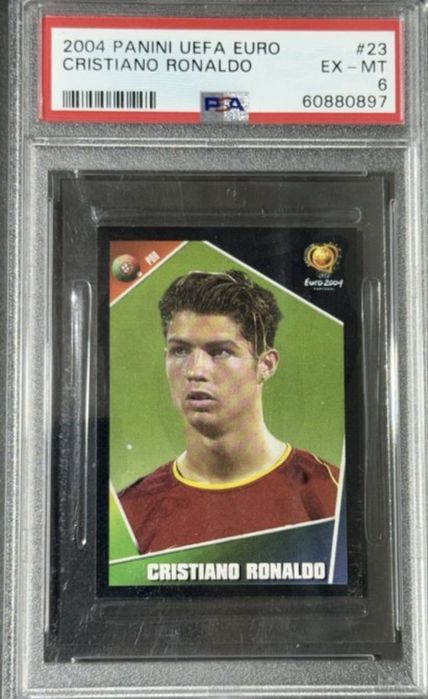 Cristiano Ronaldo Panini UEFA Euro 2004