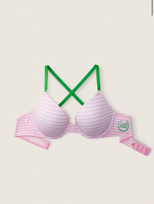 Комплект білизни Бюстгальтер push up 38C + 2 стрінг Victoria’s Secret