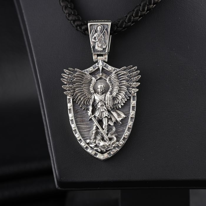 Срібна підвіска АРХАНГЕЛ МИХАЇЛ 33 грама