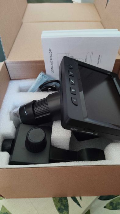 Microscópio Digital 4,3" IPS 1000X LCD Recarregável USB | Novo