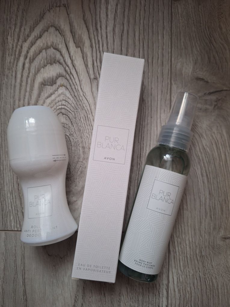 Zestaw Pur Blanca z Avon Bistuszowa • OLX.pl
