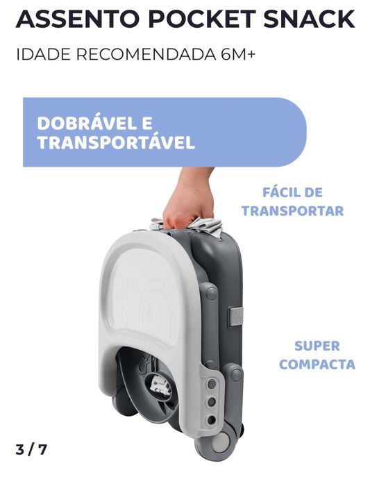 Cadeira Refeicão Chicco Pocket Snack