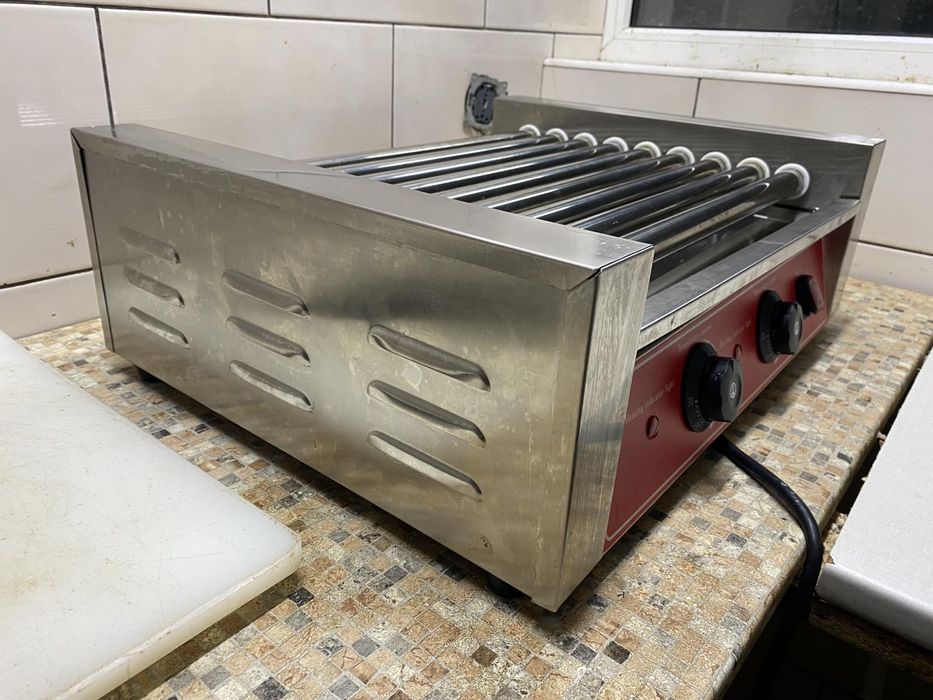 Гриль Роликовий Для Сосисок- Ковбасок Хот-Дог На 9 Роликів