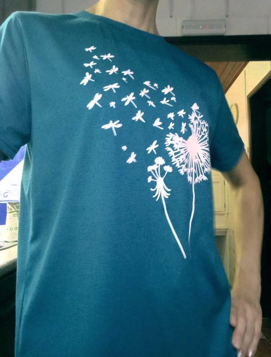 Camisola estampa dente de leão