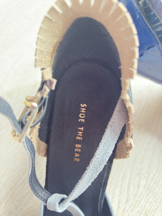 Szare czółenka na obcasie Shoe The Bear – rozmiar 41
