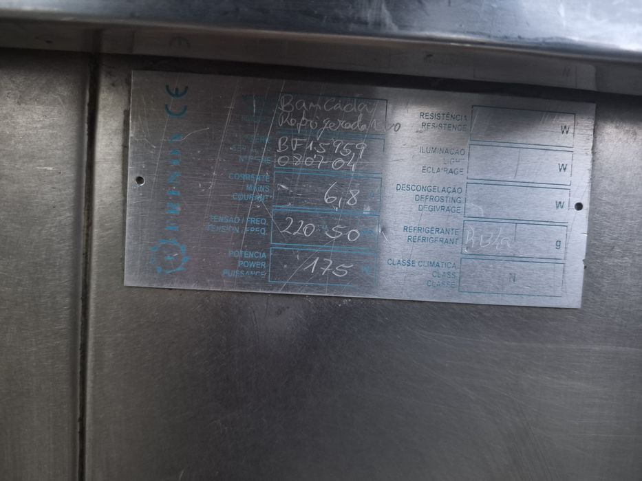 Bancada Refrigerada em Inox
