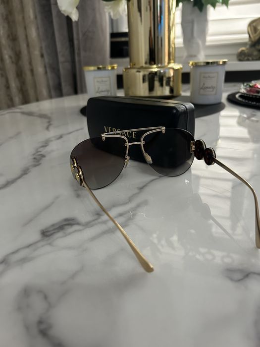 Okulary pilotki versace