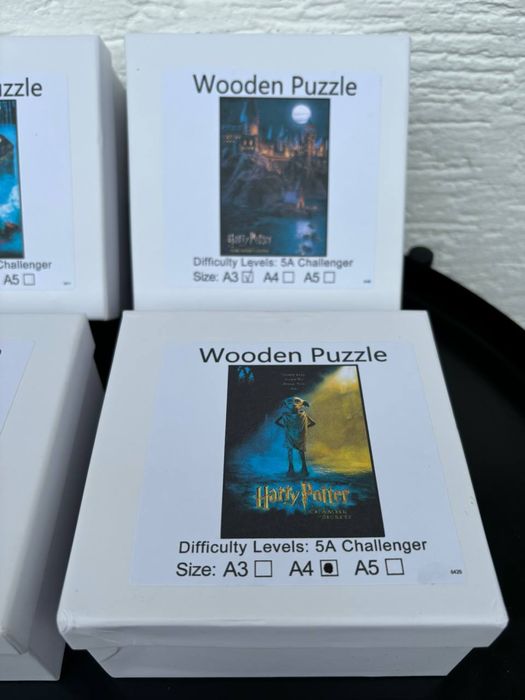 Puzzle Harry Potter pazly pazle drewniane rozmiar A3 A4 rodzinne pazl