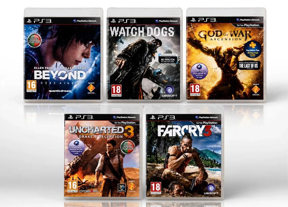 Lote 5 Jogos PS3