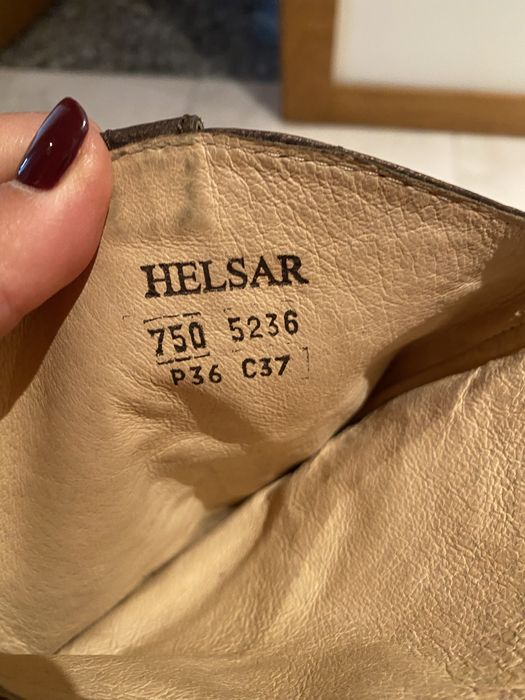 Texanas/Botas 37 totalm pele novas/Marca Helsar