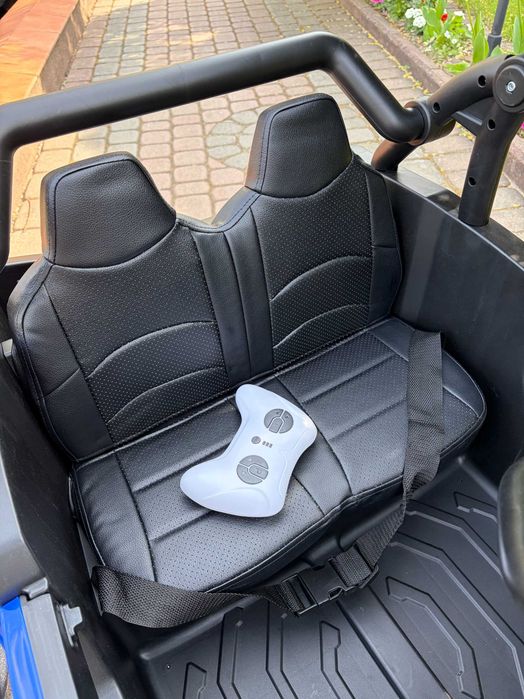 Auto Pojazd Na Akumulator 24V Buggy 4×4 KCK 4x70W MP3 LED Skóra Pilot EVA Samochód elektryczny dla dzieci