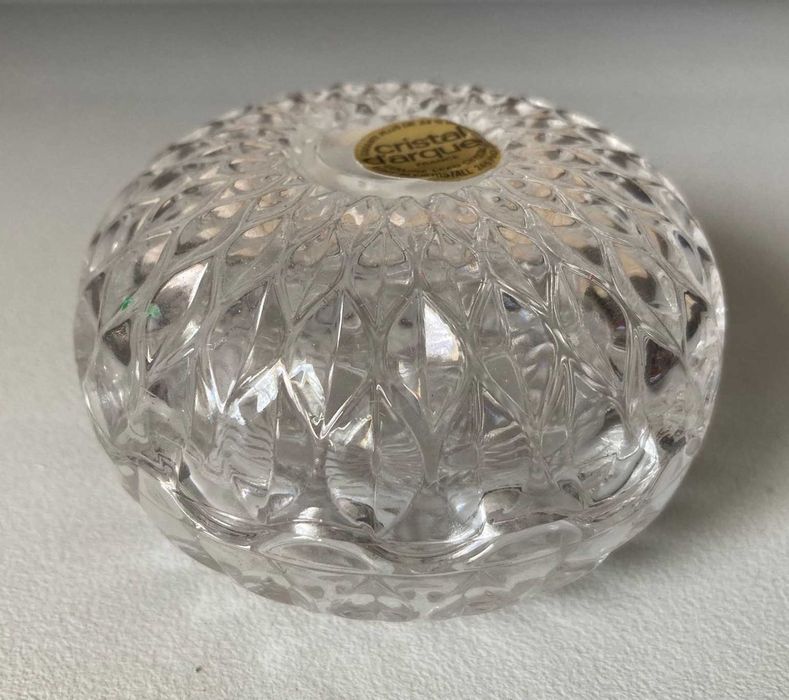 Caixinha Guarda-Jóias Vintage Cristal d'Arques