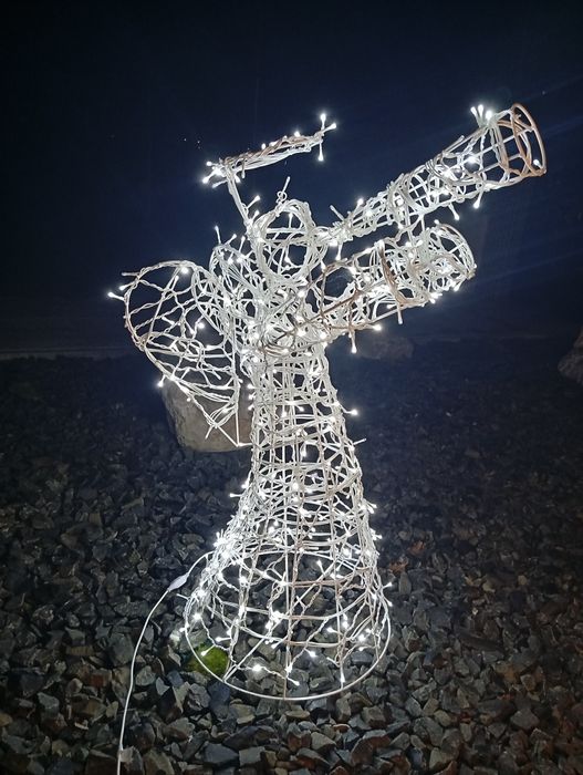 Anioł świetlny Figura LED