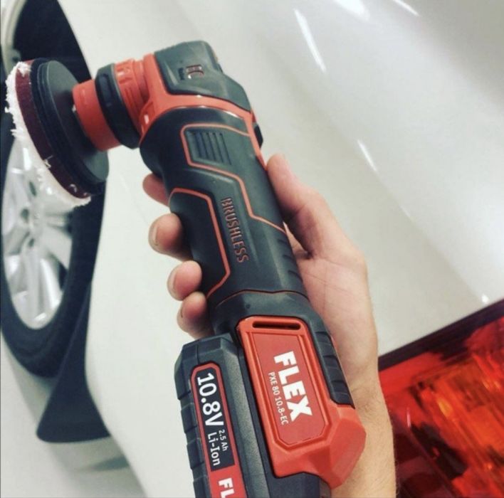 Аккумуляторная полировальная машина Flex PXE 80 12-EC/2.5 Set