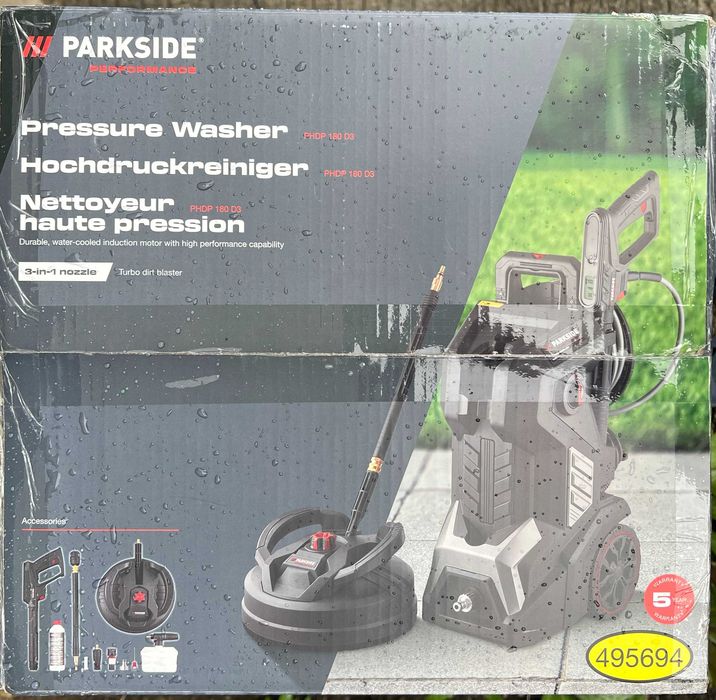 NOWA Myjka wysokociśnieniowa Parkside PERFORMANCE PHDP 180 D3 3000W