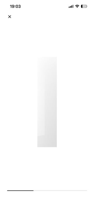 Drzwi szafa pax ikea białe połysk Fardal