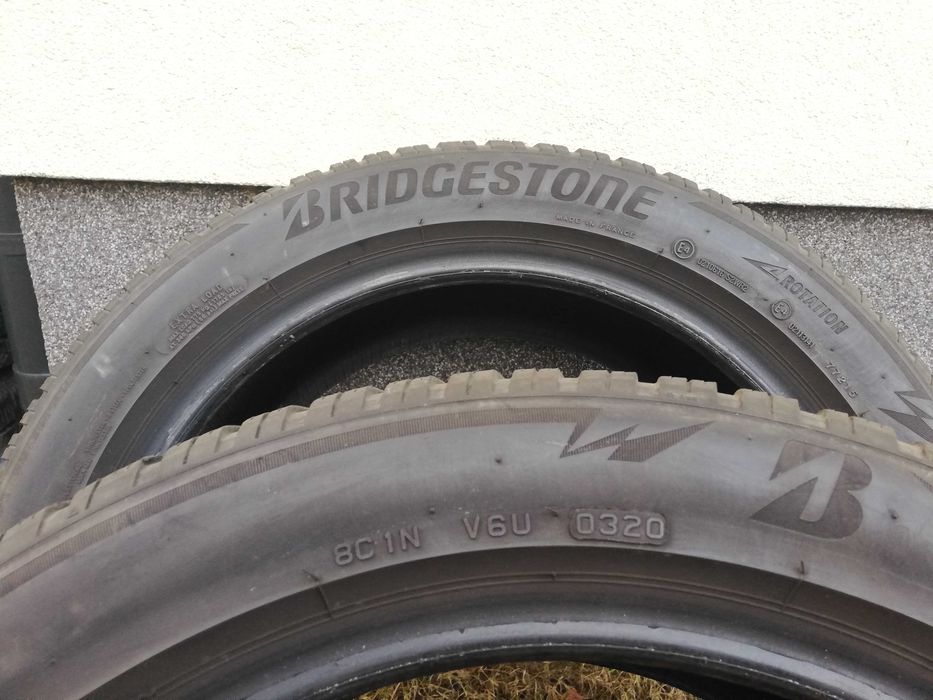 4 opony zimowe Bridgestone 225/50R18, bieżnik ok 6mm.