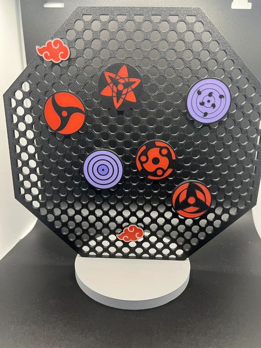 Naruto Eye Pins with 3D Printing