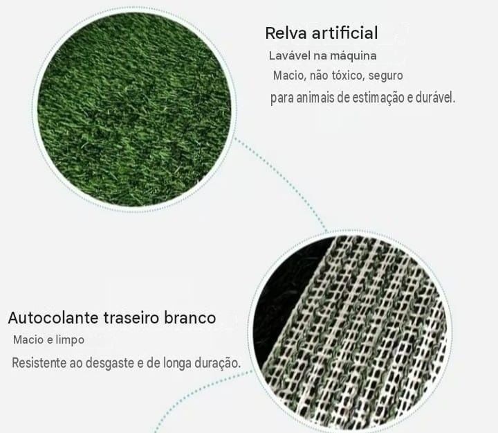 Relva artificial para cães
