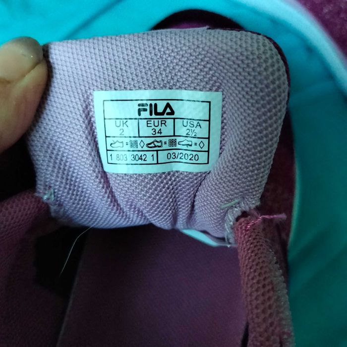 Дитячі демісезонні кросівки Fila