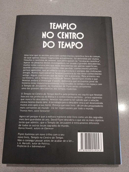 David Flynn - Templo no Centro do Tempo (PORTES GRATIS)