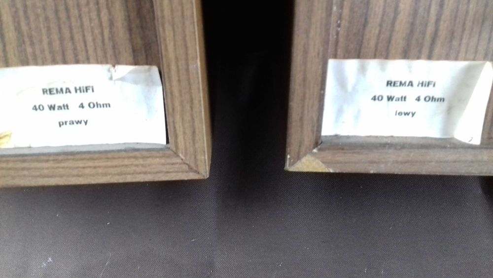 Rema HiFi 40 W  - skrzynie i maskownice