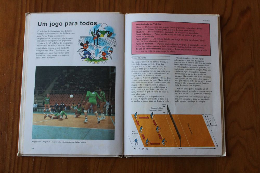 Livro Walt Disney "SPORT GOOFY" - Desportos de equipa (1983)