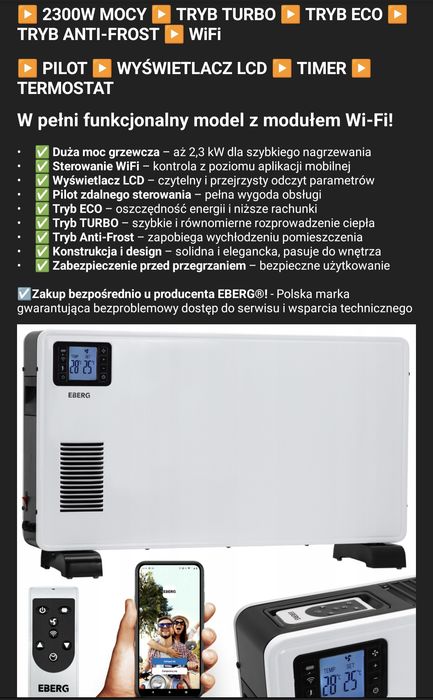 Grzejnik elektryczny Eberg