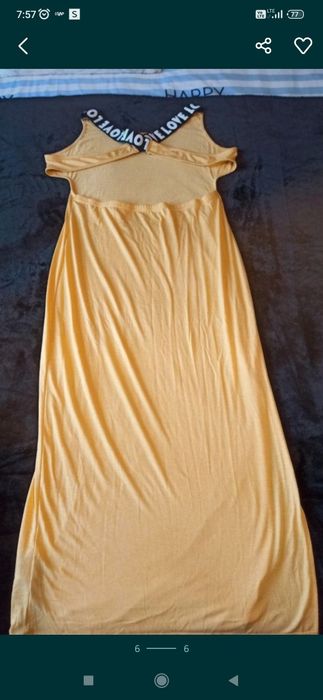 Sukienka z odkrytymi plecami l/xl