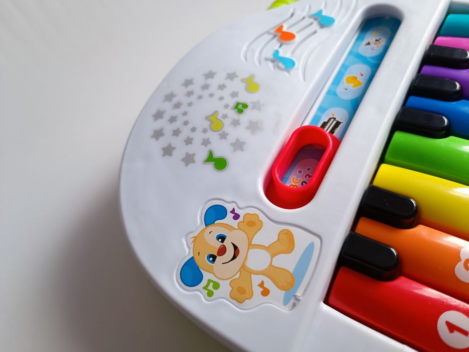 Pianino j.polsli Fisher Price pianinko edukacyjne