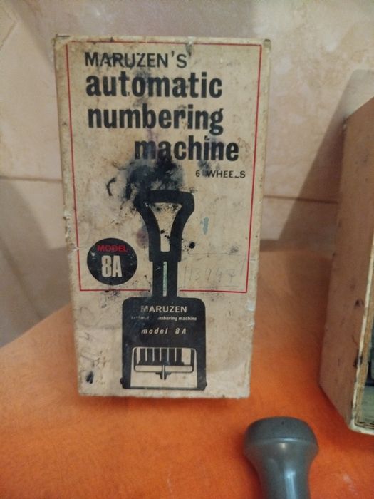 Carimbo Antiga Automatic Numbering Machine 

Ainda com a caixa origina