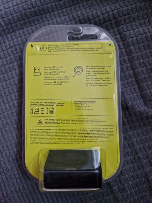 Logitech R400 Wireless czarny - bezprzewodowy prezenter