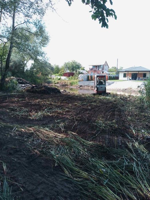 Аренда мини-экскаватора, Копание троншей, планирование участка