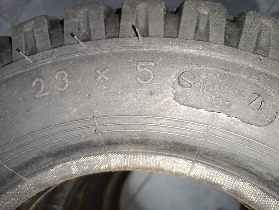 Opona 23x5 GPW   prasa wózek