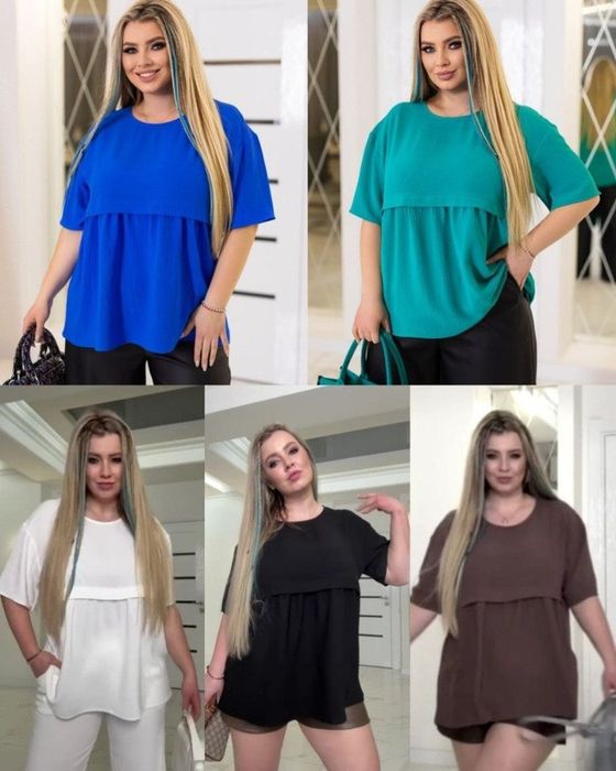 Нова блуза футболка 54 розмір батал