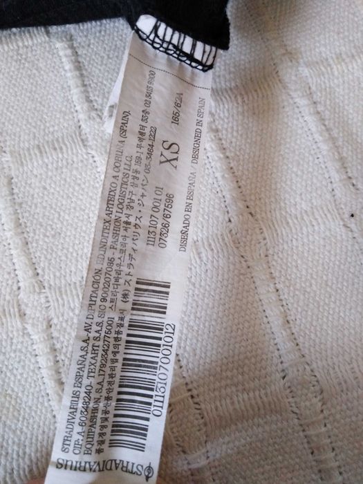 Calças Negras Stradivarius XS