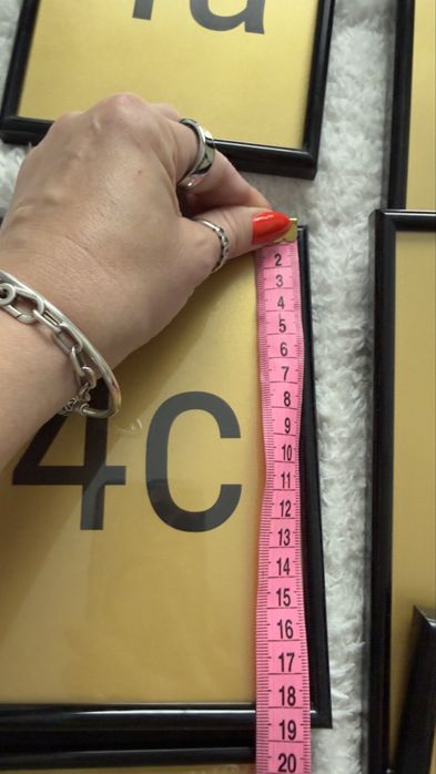 Ramki 17 szt, numerki stołów na wesele, numeracja stołów