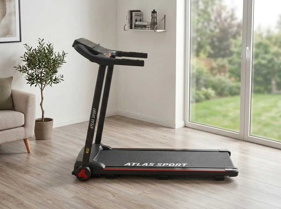 Bieżnia Elektryczna Domowa 14km/h Treningowa Składana | Atlas Sport | Duży Pas | Cicha | Bluetooth | Darmowa Wysyłka | Gwarancja 2 Lata | Nowa | Fv23%