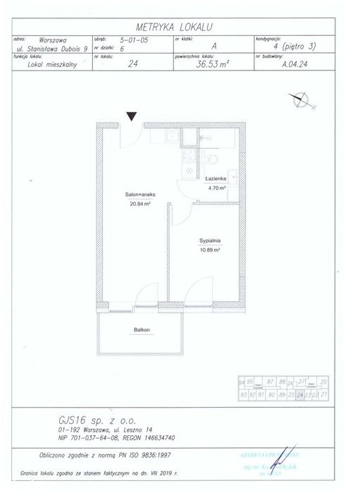 Vonder UpTown | apartament 2-pok. | 24