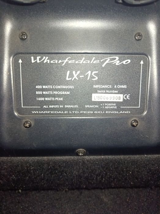 Zestaw głośników WHARFEDALE Pro LX-18 i Pro LX-15 + mikser Yamaha