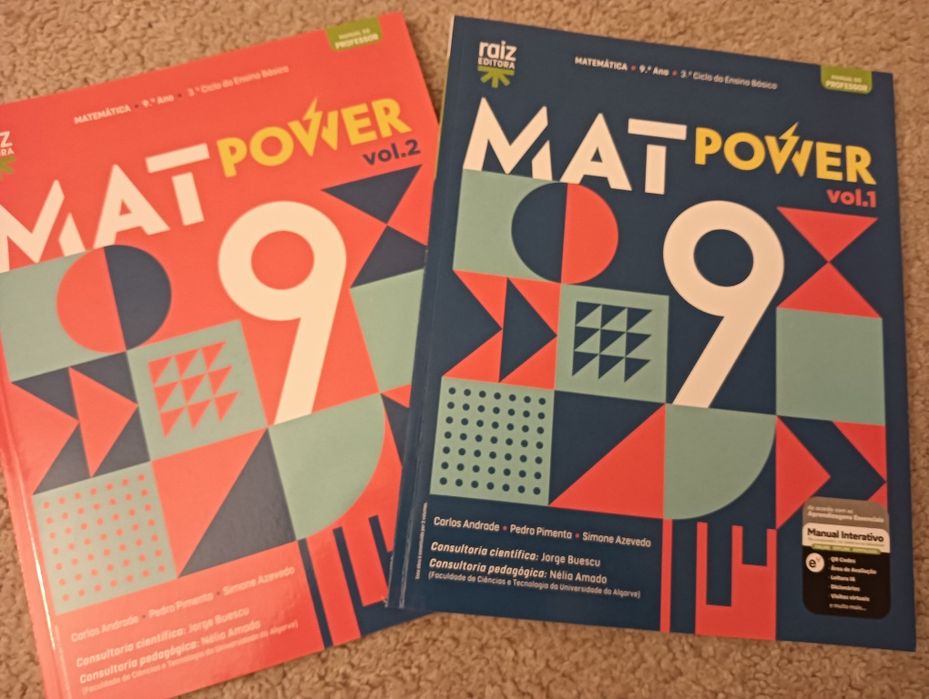 MATPOWER 9 - MATEMÁTICA - 9.º ANO	caderno atividades + tarefas..Novo!*