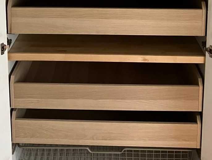 KOMPLEMENT Prateleiras carvalho 96,5 x 58 (como novas)