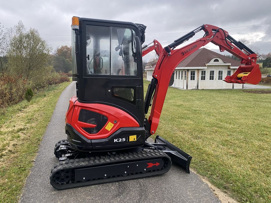 NOWA Koparka LEZARD K25 | 2.5t | Silnik KUBOTA | Multifunkcyjna