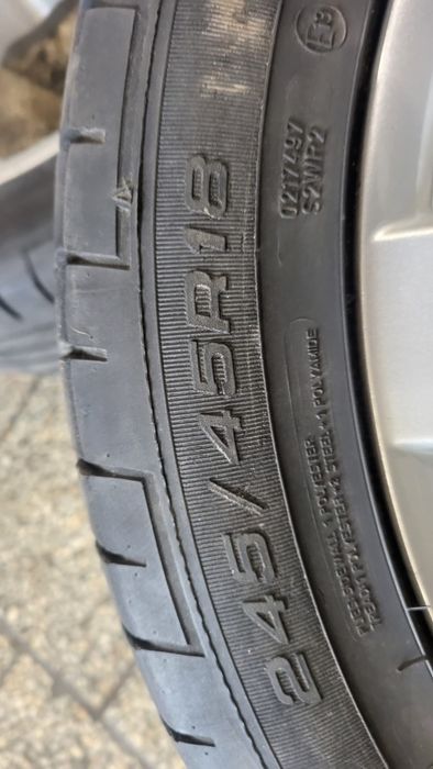 Komplet kół alu 5x120 et 45