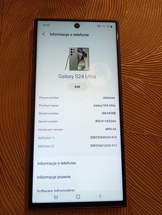 Chiński Samsung S24 Ultra