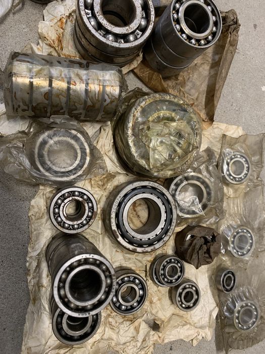 Łożyska 72 szt różne